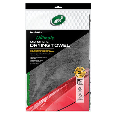 Turtle Wax XL microfibre drying towel. Hybrid weave tech for cars. Extra-large, super absorbent, and scratch-free car care. 80x50 cm. Turtle Wax XL microfibre drying towel. Hybrid weave tech for cars. Extra-large, super absorbent, and scratch-free car care. 80x50 cm.