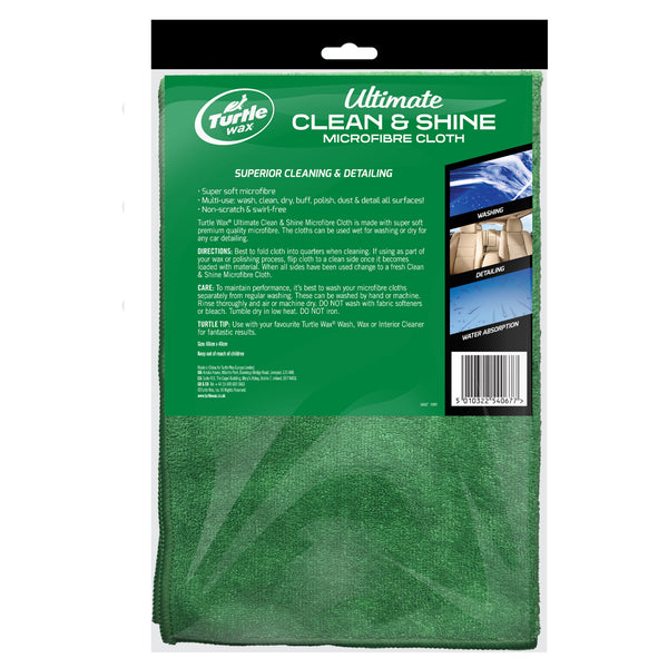 Ultimate Clean & Shine Microfibre Cloth (3 Pack)