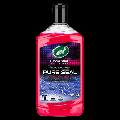 Turtle Wax Hybrid Solutions Pure Seal for jet washers. Bubblegum scent. Micro-polymer tech, hydrophobic effect. Concentrated. Turtle Wax Hybrid Solutions Pure Seal for jet washers. Bubblegum scent. Micro-polymer tech, hydrophobic effect. Concentrated.