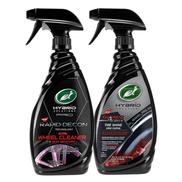 Hybrid Solutions Pro All Wheel Cleaner + Iron Remover and Tyre Shine Double Pack
