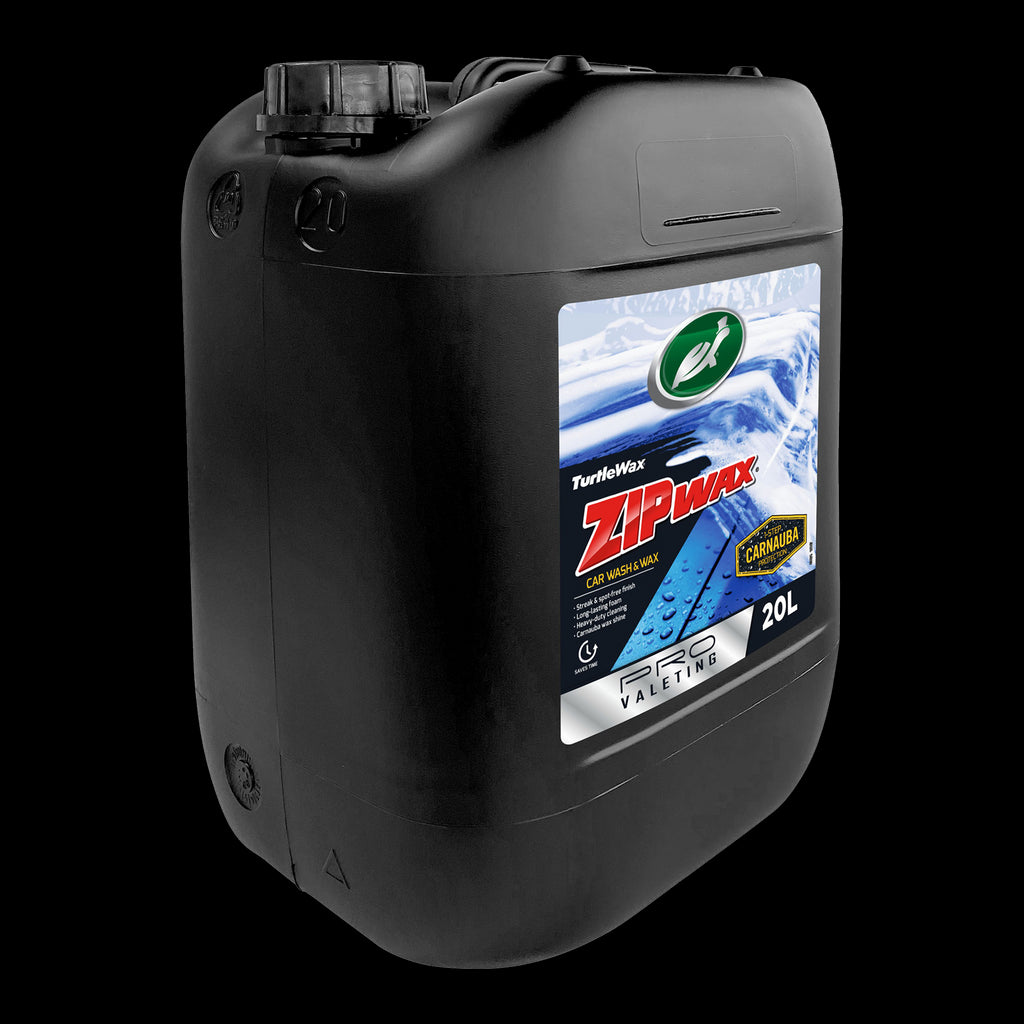 Zip Wax Pro Wash & Wax Car Shampoo 5L + 20L Turtle Wax