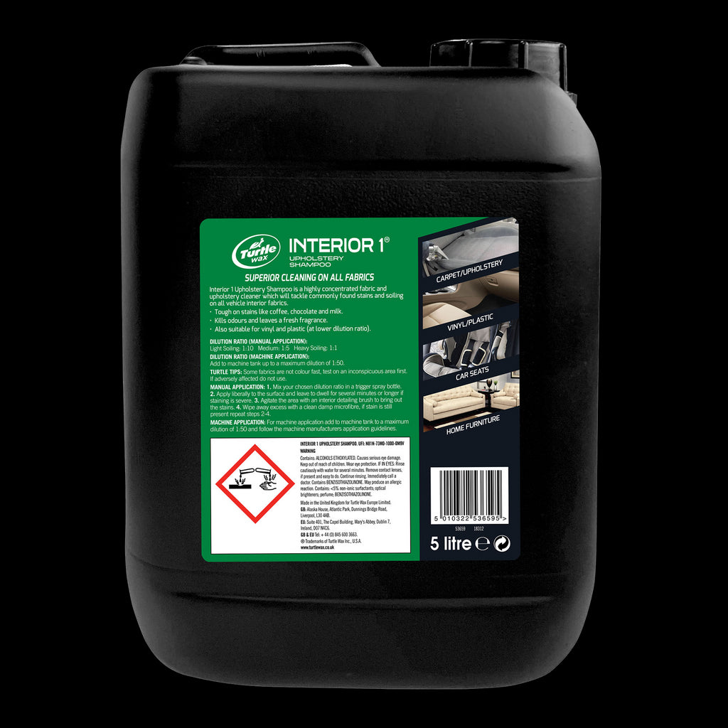 Interior 1 Car Interior Shampoo Turtle Wax