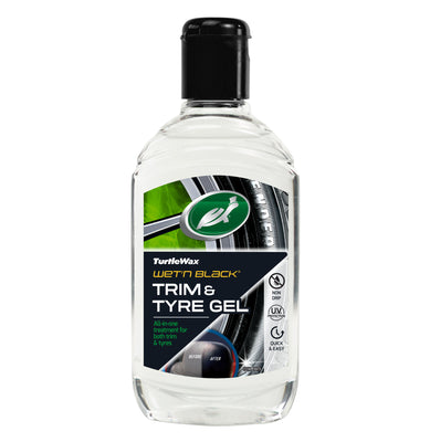 Turtle Wax Wet'n Black Trim & Tyre Gel 300ml. See the Turtle Wax logo. For a deep shine and UV protection. Perfect for car detailing.
Turtle Wax Wet'n Black Trim & Tyre Gel 300ml. See the Turtle Wax logo. For a deep shine and UV protection. Perfect for car detailing.