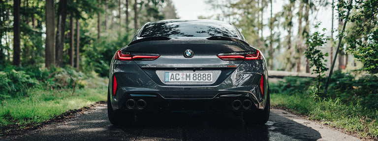 car in the forest