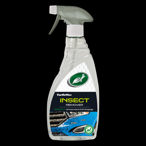 Turtle Wax Insect Remover with spray nozzle. Effectively cleans insects and bird muck from vehicles. 500ml bottle.