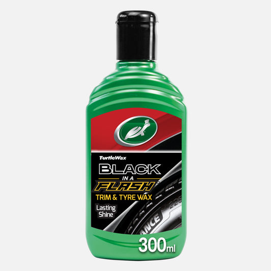 Black in a Flash Trim & Tyre Wax, 300ml