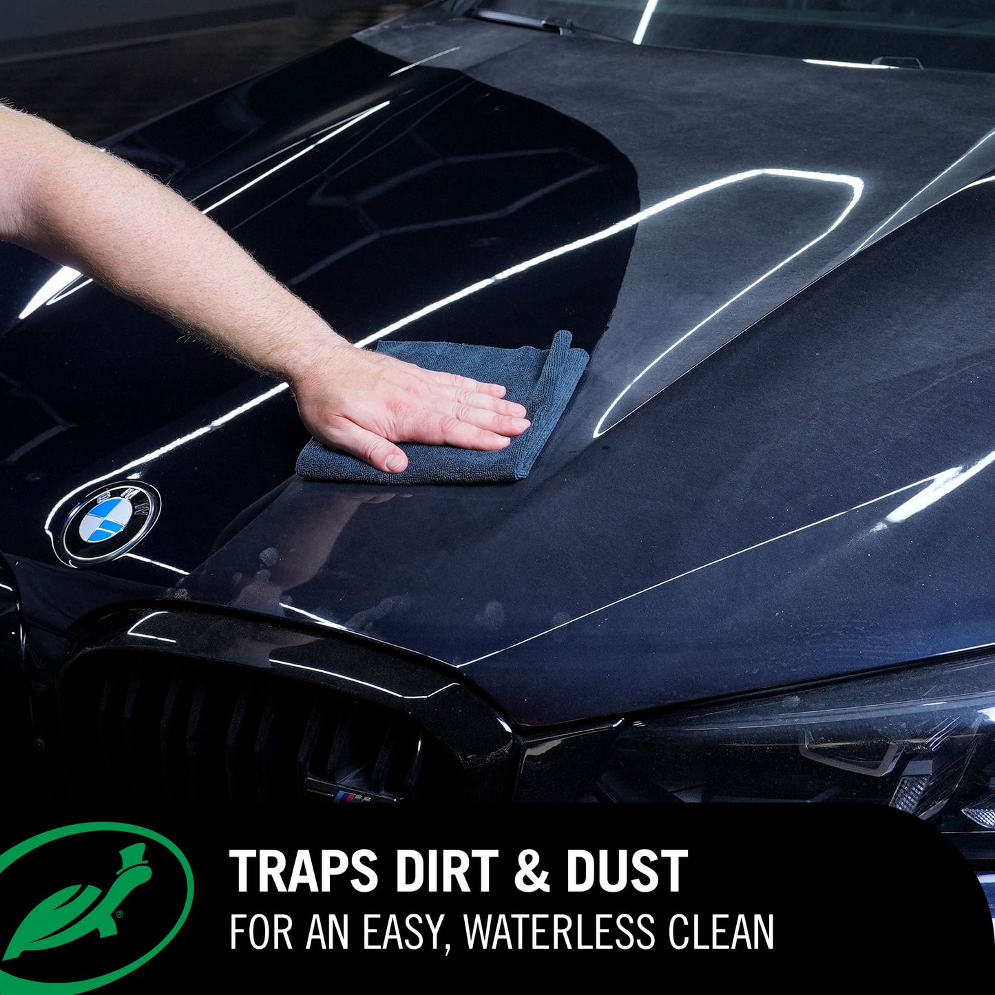 safe against scratches using polymers to trap dirt without pre-wash