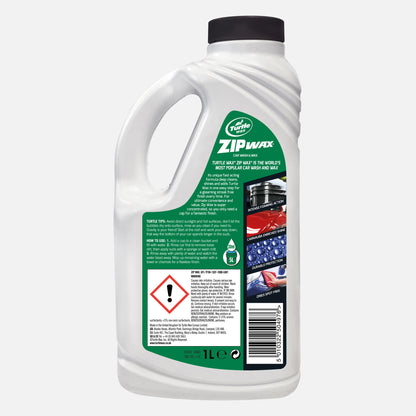 Turtle Wax Zip Wax (500ml). Car cleaning wash & wax formula. Cleans, shines, leaves a streak-free finish and spot-free finish.
