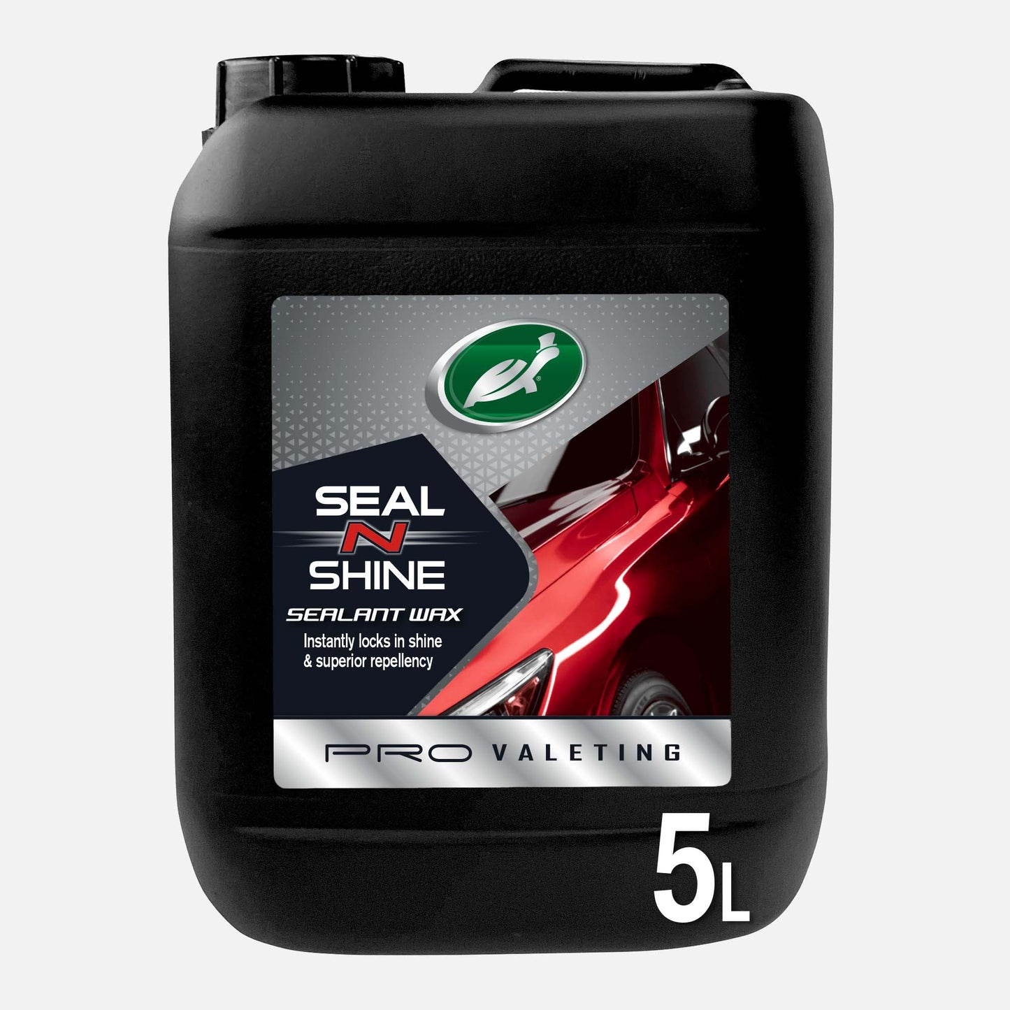 Turtle Wax Seal 'n' Shine. 5L pack. Automotive paint sealant wax for car detailing and valeting. Hydrophobic, super slick finish.