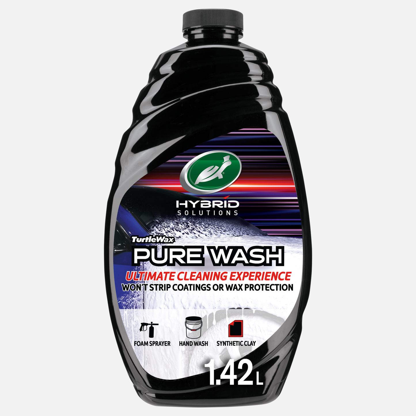Turtle Wax Hybrid Solutions Pro Pure Wash. Slick-n-Slide polymers. Ultimate cleaning experience for cars.