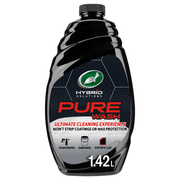 Turtle Wax Hybrid Solutions Pro Pure Wash. Slick-n-Slide polymers. Ultimate cleaning experience for cars.