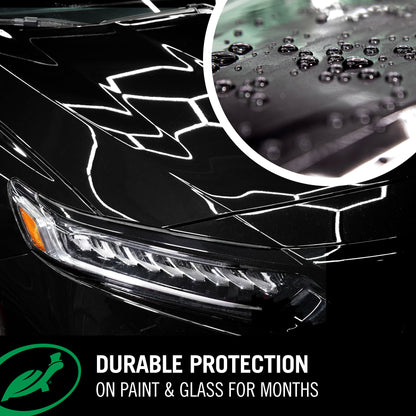 DURABLE PROTECTION on all paintwork and glass for 6-8weeks