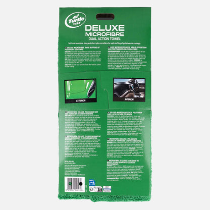 Turtle Wax Deluxe Microfibre Dual Action Towel packaging