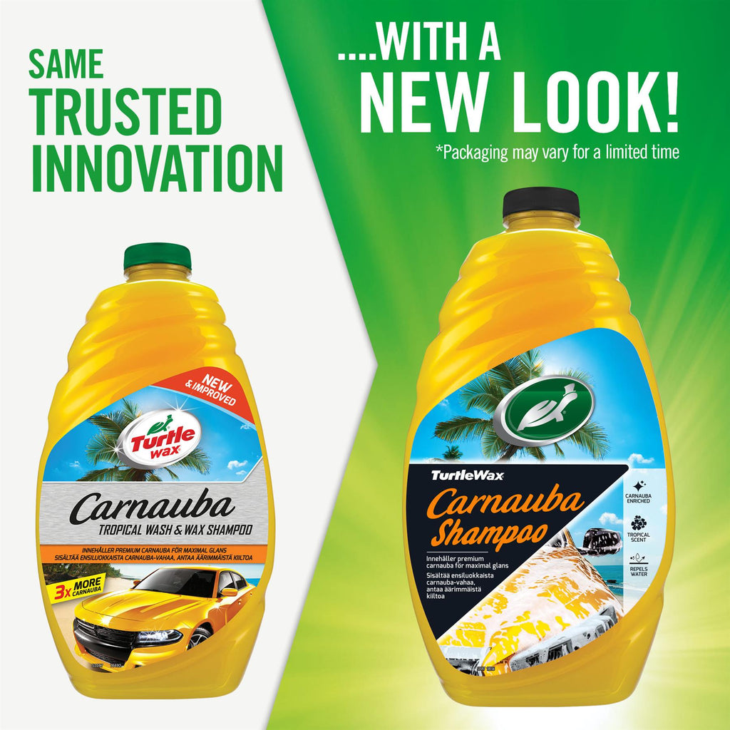 Carnauba Wash & Wax Car Shampoo 1.42L Car Wash Turtle Wax