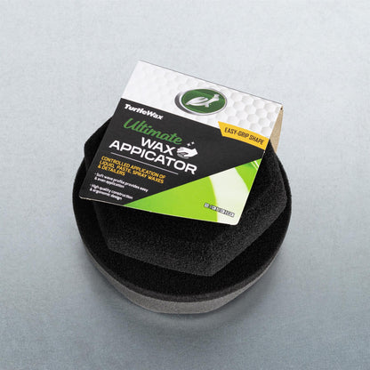 Here's a description:

Turtle Wax applicator for cars. The ergonomic design helps apply liquid, paste and spray wax. Ideal for detailing vehicles.