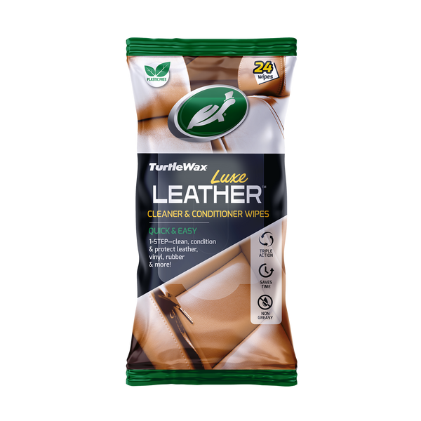 Luxe Leather Cleaner Conditioner Wipes