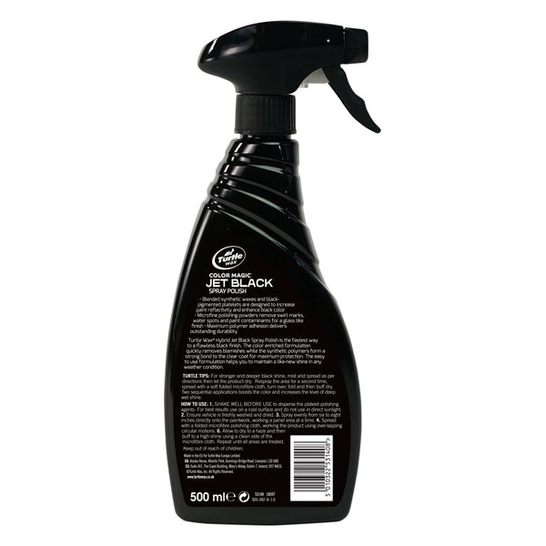 Jet Black Spray Polish Black 500ml